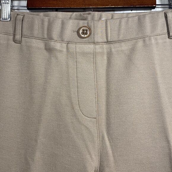 Betabrand Womens Bootcut Straight Leg Classic Yoga Tan Khaki Pull On Pants - Picture 6 of 13